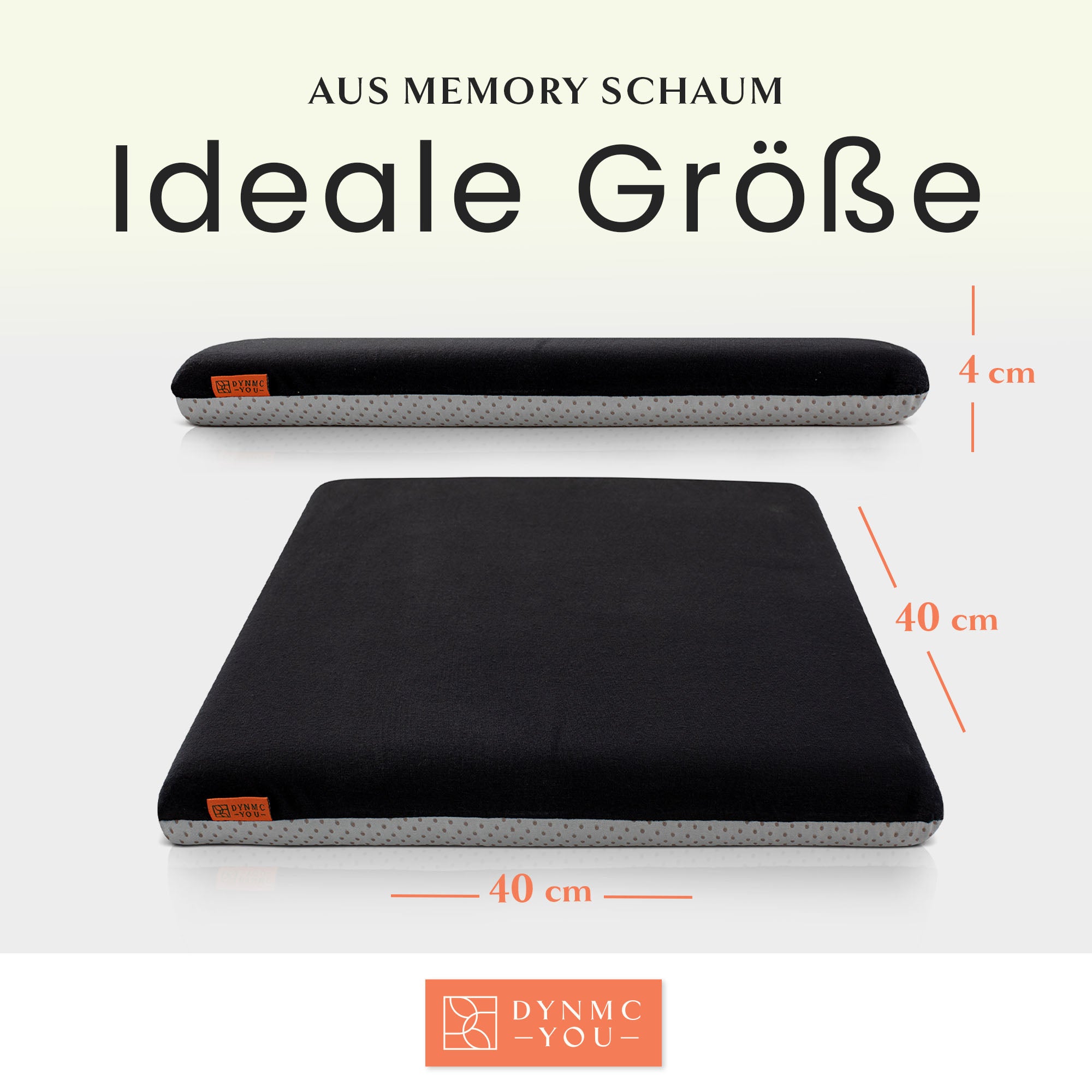 Eckiges Stuhlkissen - 2er / 4er Set