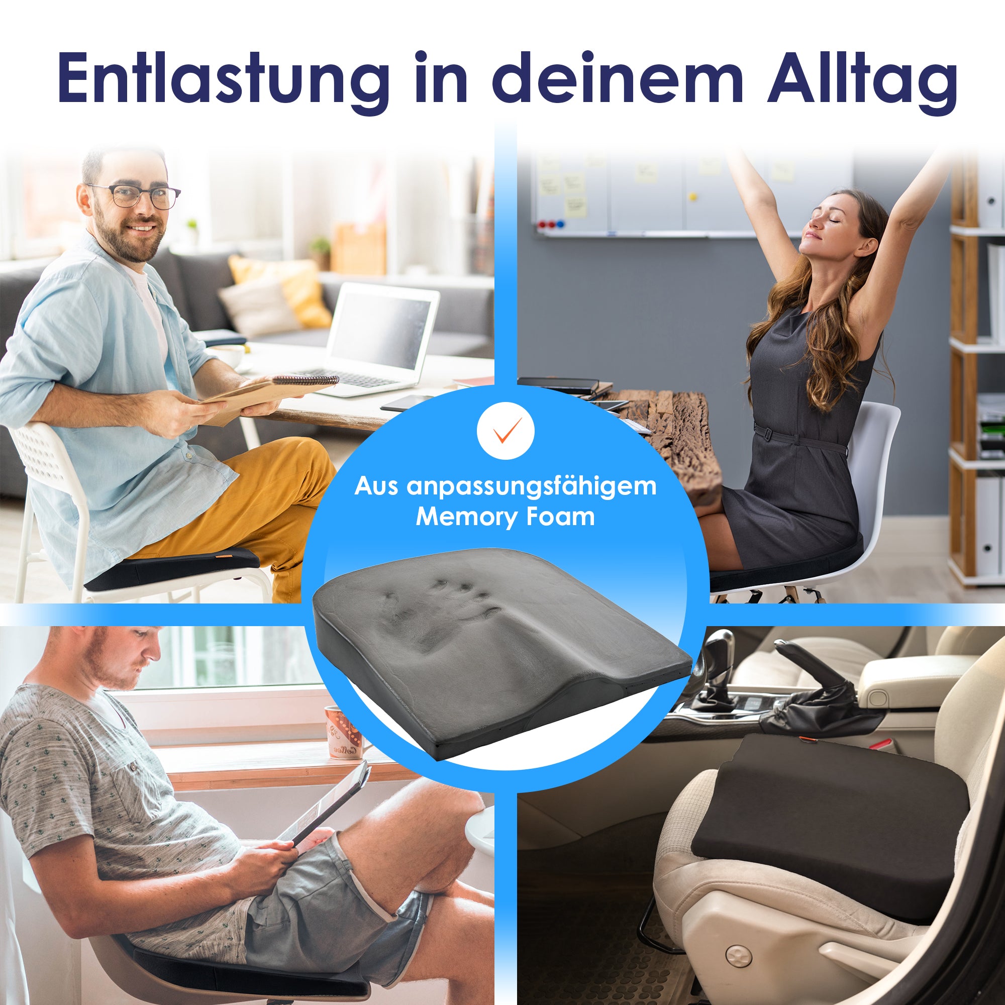 Ergonomisches Keilkissen