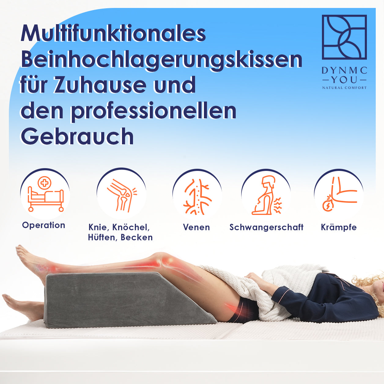 Beine hochlagern