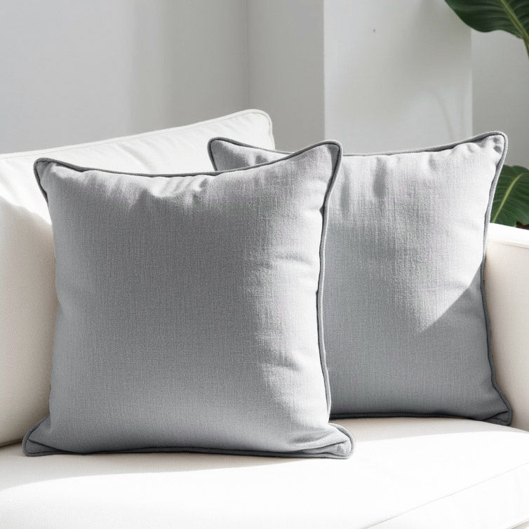 Sofakissen Grau 50x50cm - 2er Set