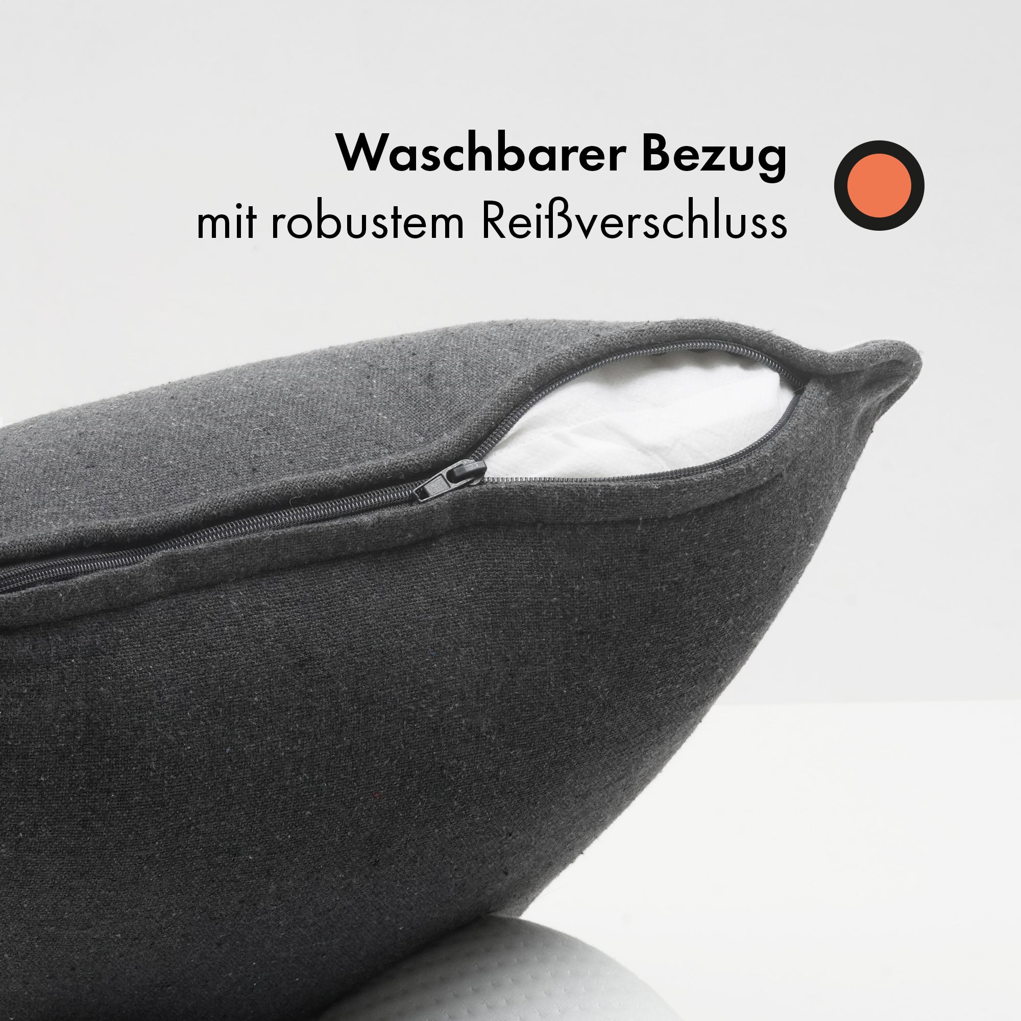 Sofakissen Anthrazit 50x50cm - 2er Set