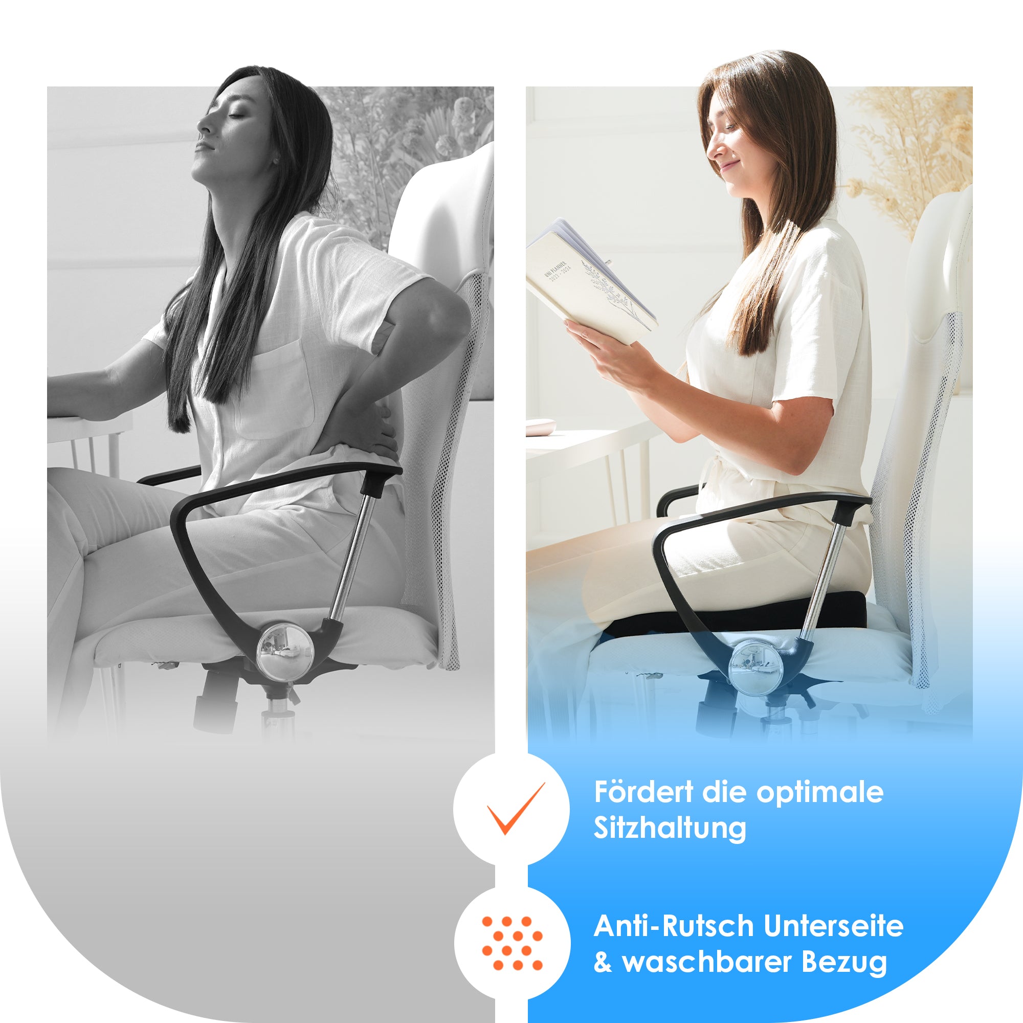 Ergonomisches Sitzkissen für Büro