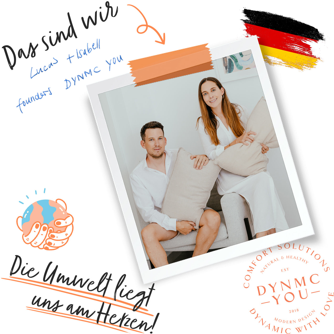 Isabell & Lucas, die Gründer von DYNMC YOU