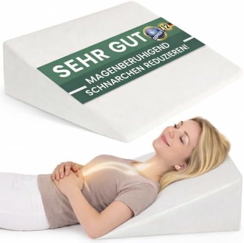 Bett-Keilkissen 80 cm Reflux Weiß DYNMC YOU