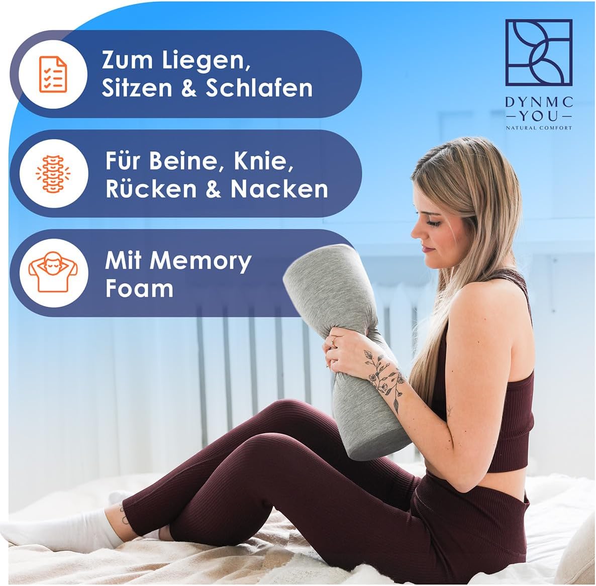 Nackenrolle aus Memory Foam