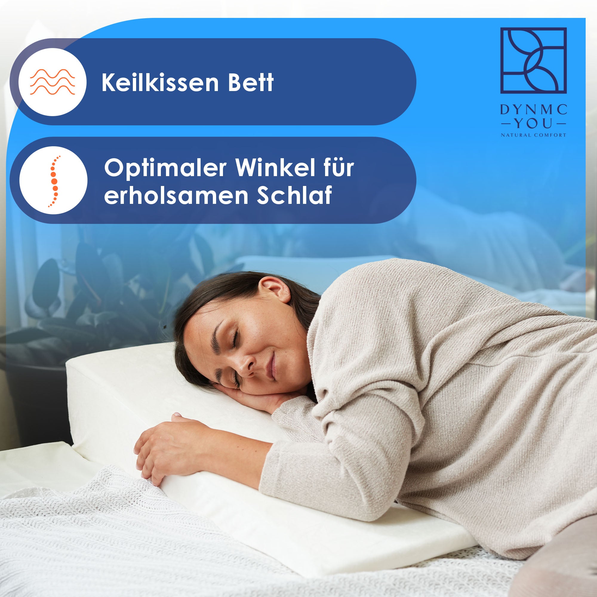 Keilkissen Bett 80 cm für erholsamen Schlaf